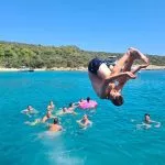 Sauter dans l'eau