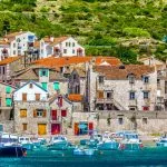 Village de Komiza à vis