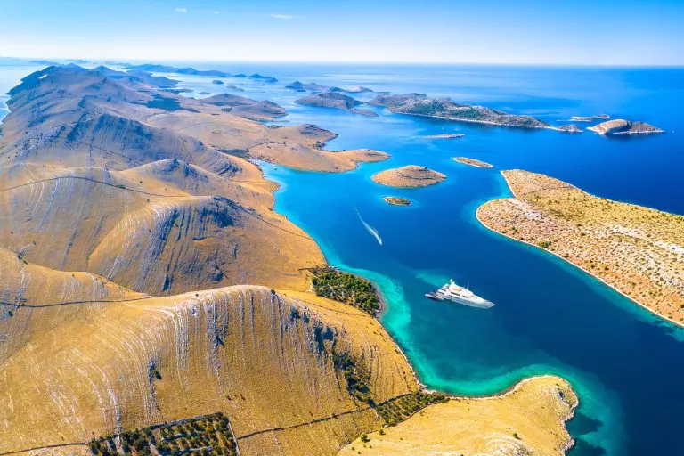 Kornati national park aerial