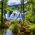 Nageurs du parc national de Krka