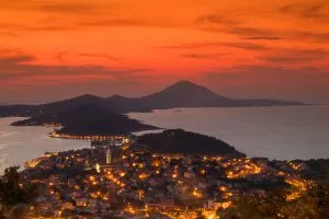 Sunset over Croatia