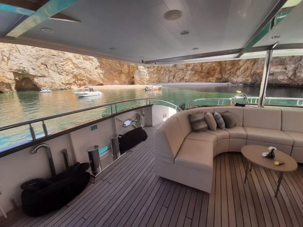 On the boat