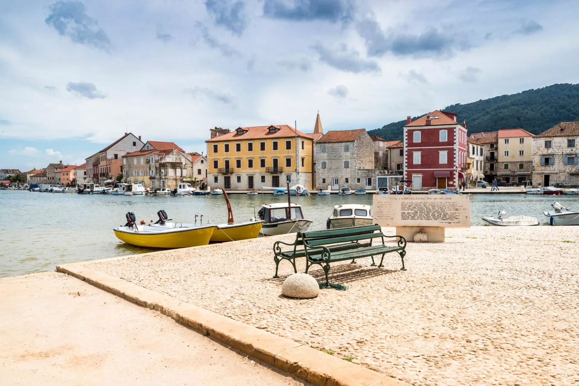 Die Stadt Stari Grad auf der Insel Hvar, Kroatien
